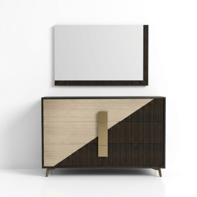 Design Kommode Kommoden Holz Anrichte Moderne Deko Sideboard Hoch Schrank