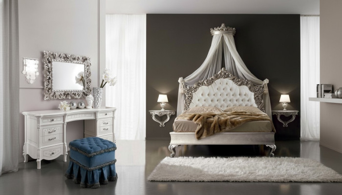 Bett + 2x Nachttisch 3 tlg. Schlafzimmer Set Design Modern Luxus Chesterfield