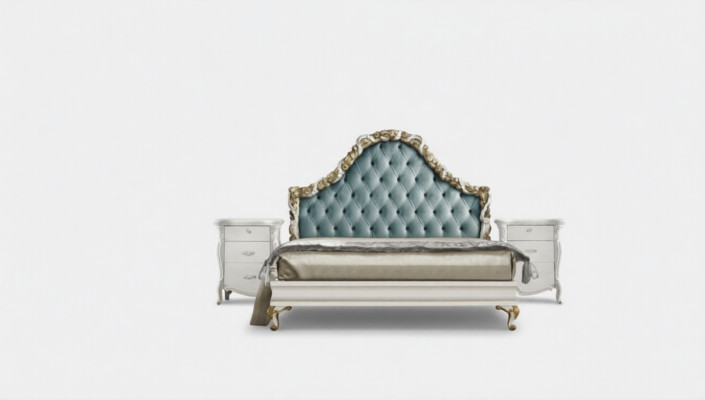 Bett Polster Design Luxus Doppel Hotel Betten Schlaf Zimmer Italienische Möbel