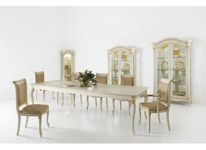 Klassische Stil Möbel Italien Esstisch 6 Stühle Set Gruppe Garnitur