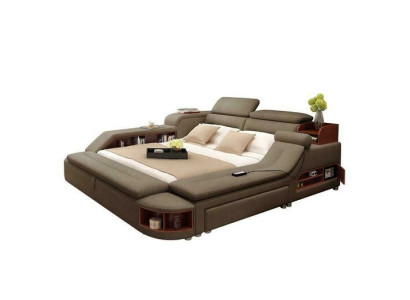 Exclusiv Bett Design Polster Betten Regal Save Tresor Ablagen Doppel