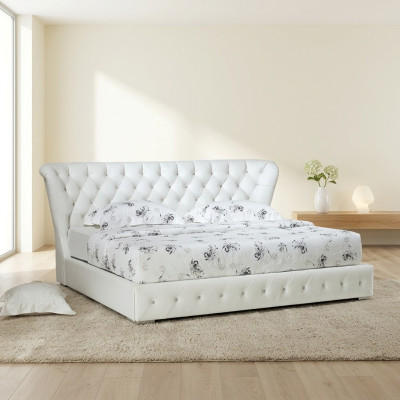 Designer Bett Chesterfield Leder Hotel Betten Doppel Luxus Schlaf Zimmer