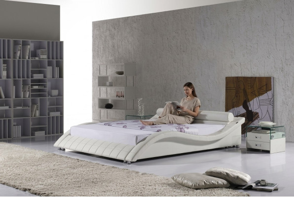 Schlafzimmer Bett Moderne Geschwungene Betten Design Doppel 180x200