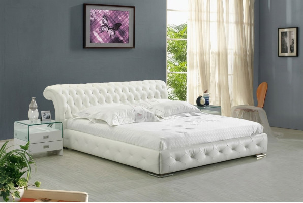 Leder Bett Polster Design Luxus Doppel Hotel Schlaf Zimmer Betten