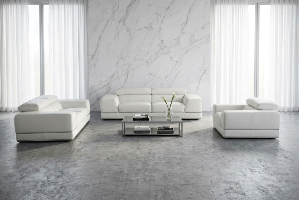 Ledersofa Wohnlandschaft 3+2 Sitzer Garnitur Design Modern Sofa Garnituren Neu