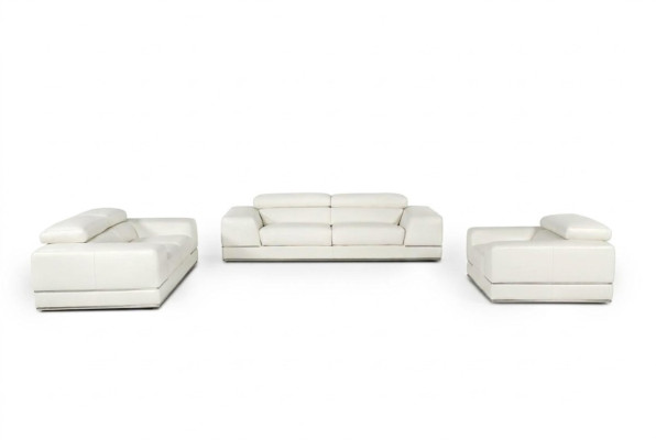 Ledersofa Couch Wohnlandschaft 3+1+1 Neu Garnitur Sofa Sofagarnitur