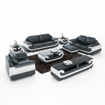 Sofagarnitur 3+2+1 Sitzer + Hocker Set Garnitur Polstersofa Couch