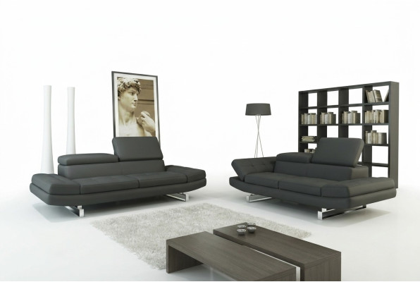 Garnituren Ledersofa Wohnlandschaft 3+2 Sitzer Garnitur Design Modern