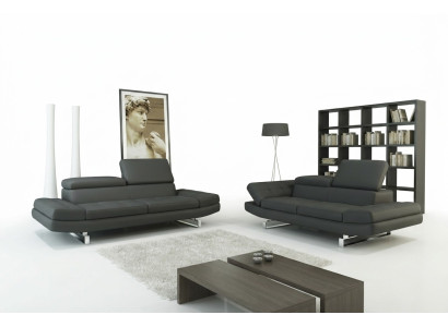 Garnituren Ledersofa Wohnlandschaft 3+2 Sitzer Garnitur Design Modern