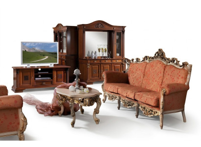 Designer 311 Sitzer Sofagarnitur Couch Set Sitz Polster Italienische Möbel Sofa Massivholz