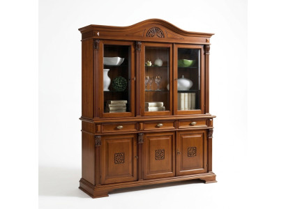 Anrichte Wandschrank Holz Buffet Vitrine Schrank Esszimmer Schränke
