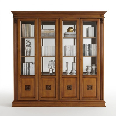 Vitrine Schrank Vitrinen Wohnzimmer Schau Schränke Design Rokoko Barock