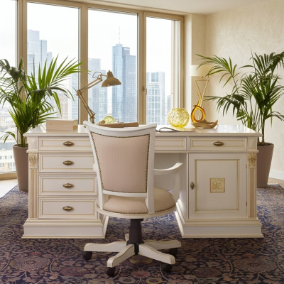 Luxus Schreibtisch Tisch Office Büro Antik Stil Rokoko Barock Schreibtische Neu