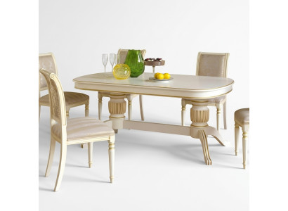 Barock Rokoko Stil Möbel Esstisch Tische Esszimmer Deko Garnitur Tisch