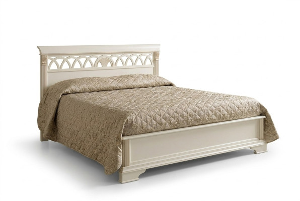 Doppelbett Bett Ehebett Design Luxus Betten Deko Barock Rokoko Antik Stil