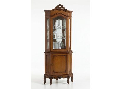 Eck Vitrine Vitrine Schrank Vitrinen Wohnzimmer Schau Schränke Design