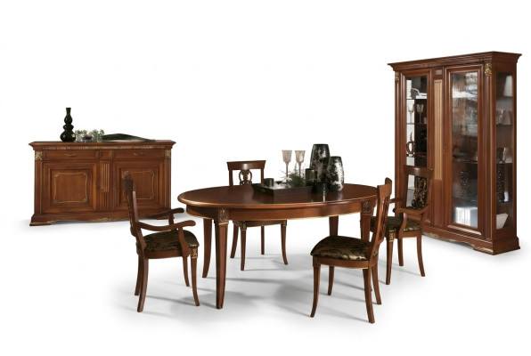 Ess Tisch Garnitur Designer Tische + 4x Stuhl Set Massivholz Komplett Set Wohn