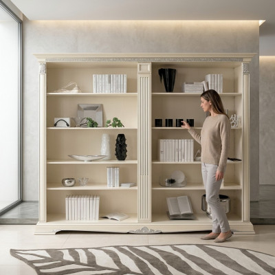 Büro Bücherschrank Aktenschrank Luxus Möbel Stil Antik Schrank Barock Massivholz