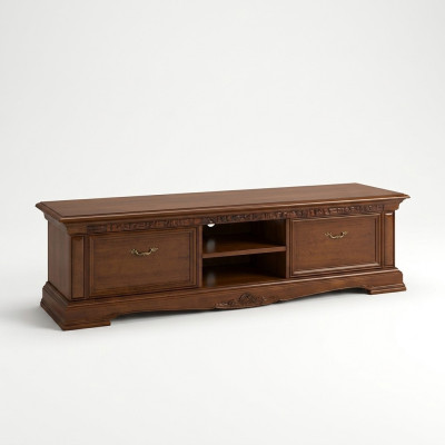 Design Kommode Anrichte Side Low Board Schrank Wohnzimmer RTV Regal Luxus Holz Neu