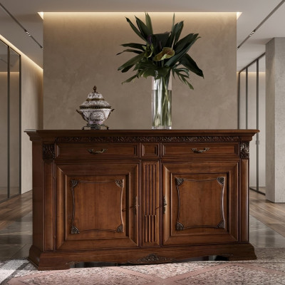 XXL Buffet Kommode Kommoden Schrank Barock Rokoko Deko Anrichte Konsole