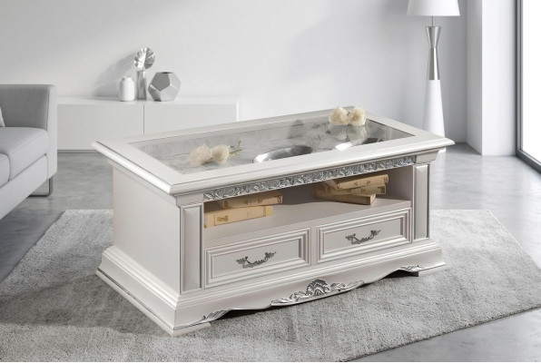 Antik Design Klassischer Couchtisch Beistelltisch Sofa Wohnzimmer Tisch Tische
