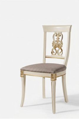 Luxus Design Polster Stuhl Stühle Sitz Lehn Massivholz Esszimmer Barock