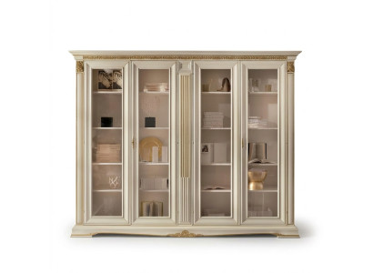 Vitrine Schrank Vitrinen Wohnzimmer Schaufenster Schränke Design Barock Rokoko Massivholz
