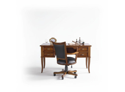 Büroset Schreibtisch Chefsessel Komplett Büro Office Barock Rokoko 2tlg.