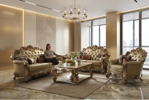 Königliche Sofagarnitur 3+2 Sitz Gruppe Sofa Couch Polster Garnitur