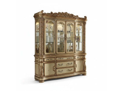 Luxus Schaufenster Vitrine Vitrinen Schrank Glas Antik Stil Barock Rokoko
