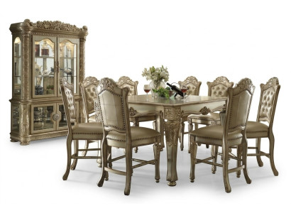 Esszimmer Essgruppe Klassisches Set Esstisch 6x Chesterfield Lehnstühle 