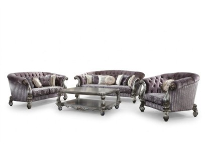 Wohnzimmer Garnitur Klassische Couch Garnitur Wohnlandschaft 5tlg.