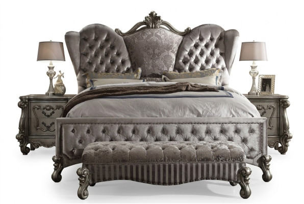 Bett Polsterbett Luxus Doppel Schlafzimmer Designbett Betten Holz