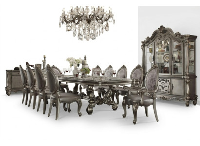 Esstisch 10 x Stühlen Esszimmer Set Essgruppe Holz Tisch 11tlg. Barock