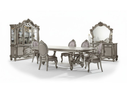 Esszimmer Set Garnitur Tisch 8x Stuhl Kommode Spiegel Barock Neu 11tlg.