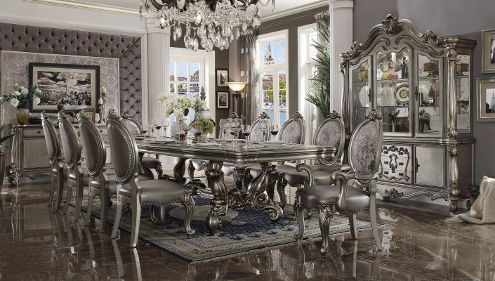Esszimmer Set Barock Rokoko Tisch 10x Stühle Anrichte Kommode 13tlg.