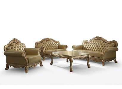 Designer Sofagarnitur 3+2 Sitzer Sofa Couch Leder Garnitur Polster Set