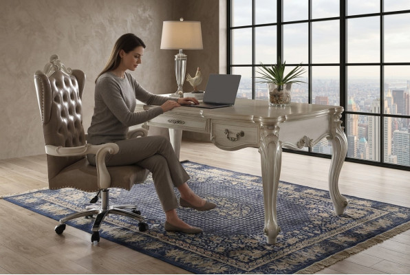 Chefsessel Sessel Leder Polster Büro Stuhl Dreh Computer Sitz Deko Stühle
