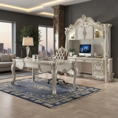 Büro Schreibtisch + Sessel Tisch Holztisch Stuhl 3tlg. Set Computertisch