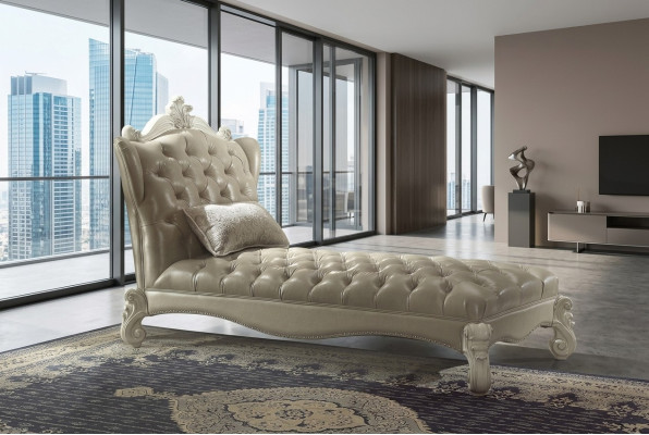 Chesterfield Chaiselongues Sofa Liege Chaise Club Relax Liegen Leder Textil neu