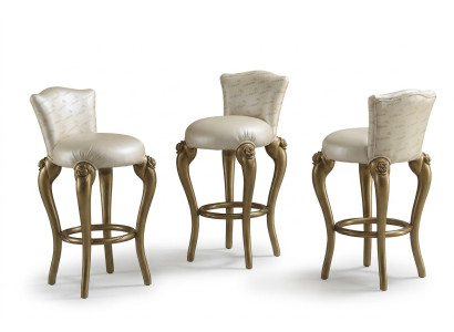 Barhocker Stuhl Sessel Bar Hausbar für Theke Tresen Barschrank Deko Barock