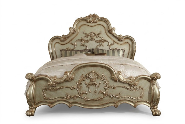 Bett Design Doppelbett Betten Luxus Klassiker Barock Rokoko Chestgerfield Neu