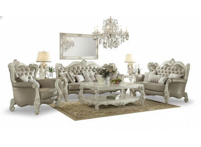 Sofagarnitur 3+2+1 Sitzer Klassischer Deko Wohnlandschaft Sofas Couchen