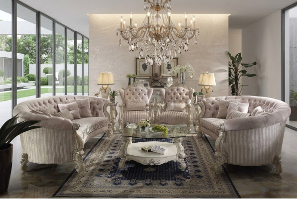 Sofagarnitur Barock Sitzer Wohnlandschaft Sofa Polster Garnitur Sofas 4tlg.