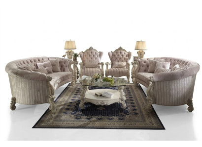 Sofagarnitur Barock Sitzer Wohnlandschaft Sofa Polster Garnitur Sofas 4tlg.