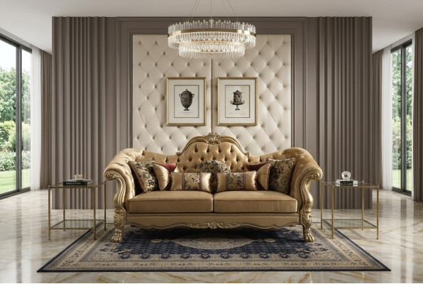 Chesterfield 3 Sitzer Relax Club Sofas Lounge Sofa Textil Polster Couch Stoff