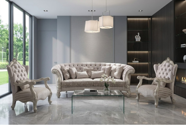 Chesterfield Sofa 4 Sitzer Couch Polster Luxus Klassische Textil Sofas Barock