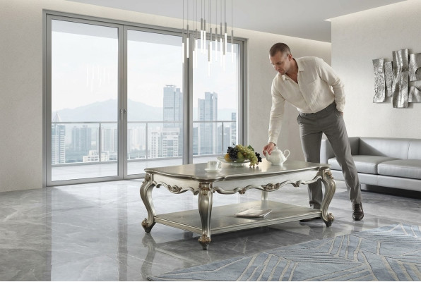 Klassischer Tisch Couchtisch Sofa Beistelltisch Design Wohnzimmer Barock