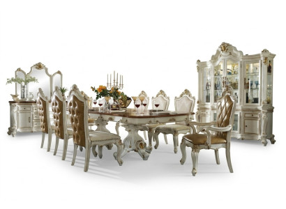 Klassisches Esszimmer Set Designer Esstisch 8x Stühle Komplette Garnitur Barock Rokoko