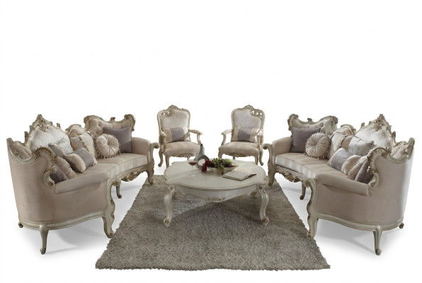 Sofagarnitur Couch Polster Klassik 4+4+1 Sitzer Set Design Sofas Polster